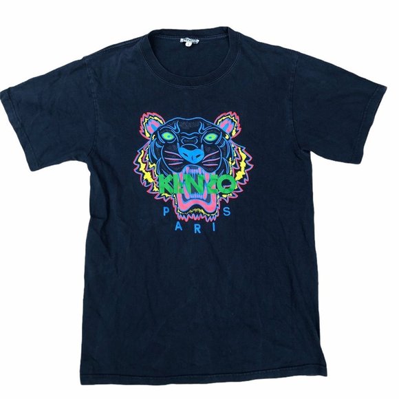 Kenzo Paris Tiger Print T-Shirt Large - Picture 1 of 4